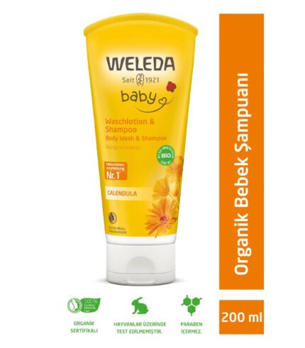 Weleda Calendula Organik Saç ve Vücut Şampuanı-1